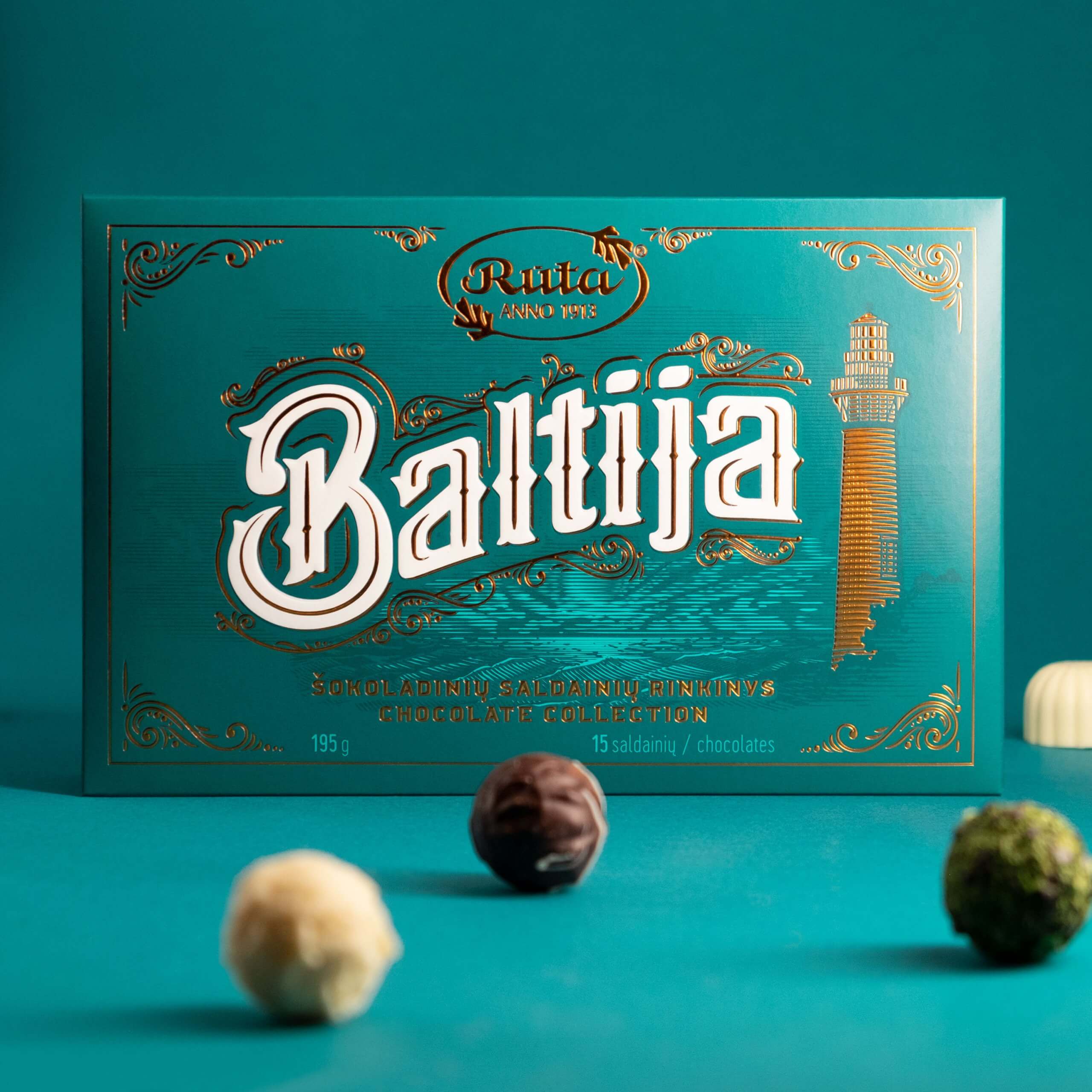 Baltija Chocolate Collection Packaging Design