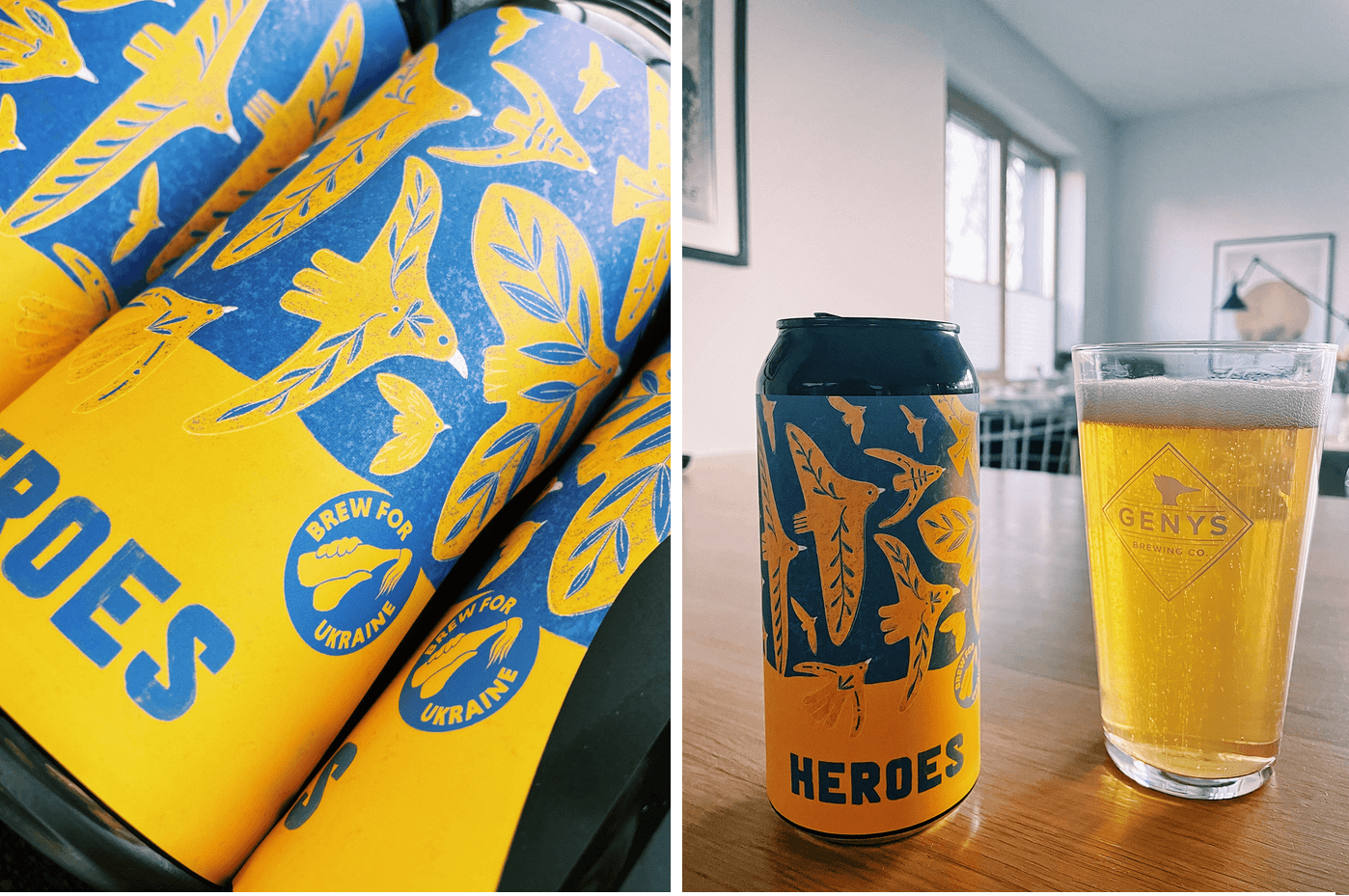 GENYS HEROES乌克兰啤酒包装设计